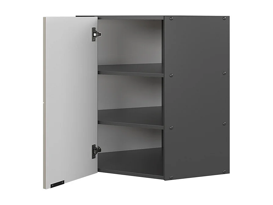 Elément haut de cuisine grisbeige 57x34.1x72 fame-line