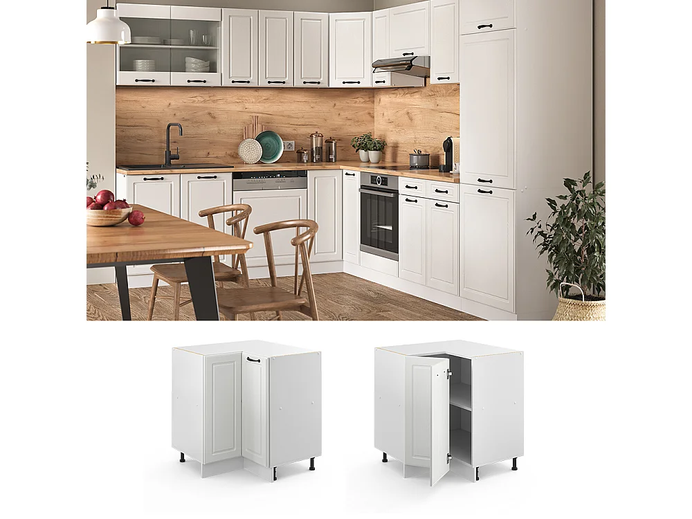 Meuble dangle blanc campagne 75.6x46x81.6 r-line