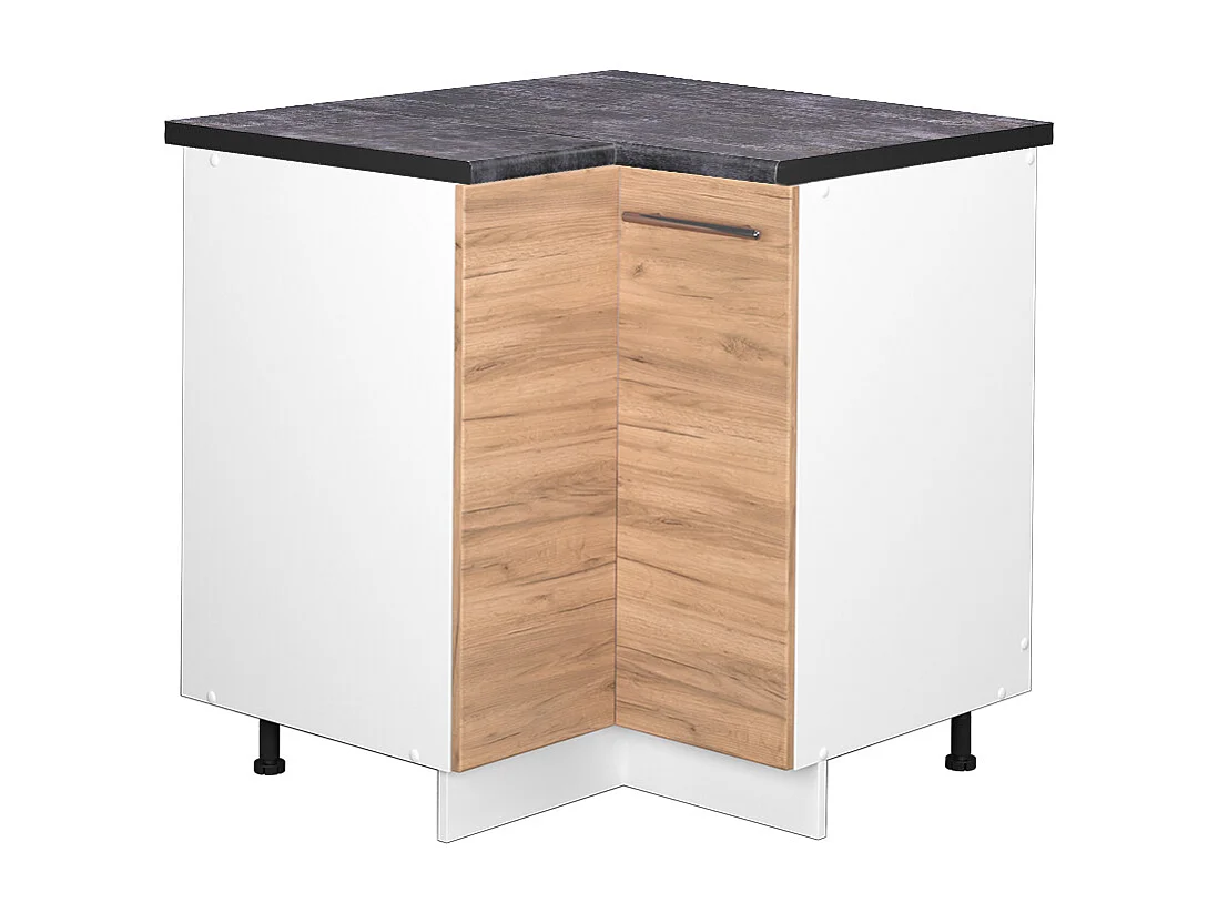 Meuble dangle chêne de force doré 80.5x60x82 fame-line