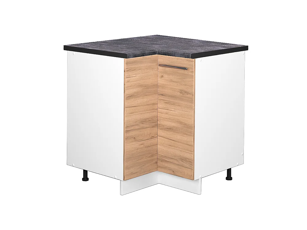 Hörnunderskåp goldkraft ek 80.5x60x82 fame-line