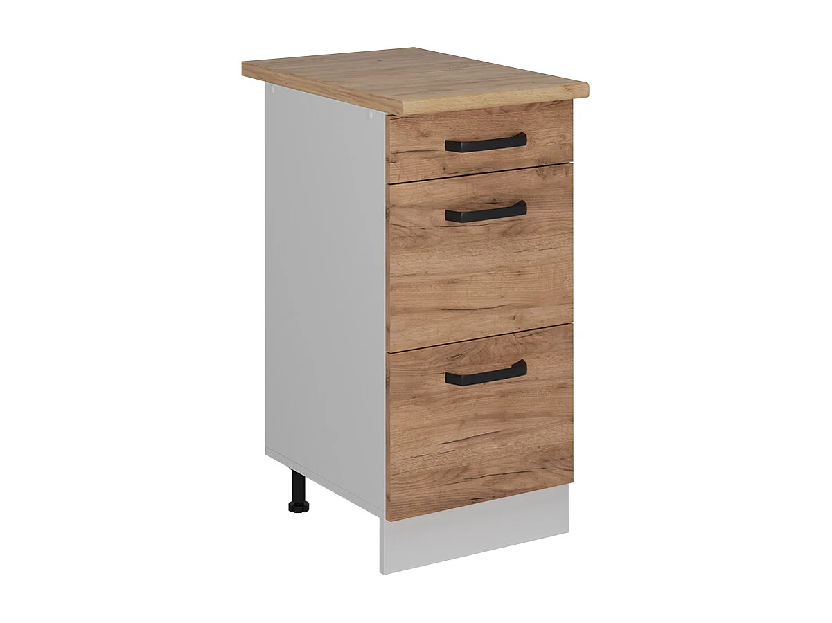 Meuble cuisine chêne de force doré 40x60x81.6 r-line