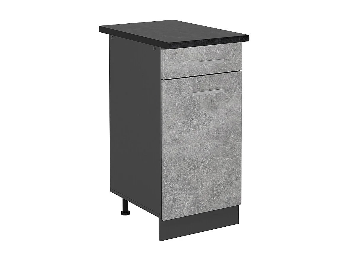 Küchenunterschrank beton 40x60x81.6 r-line