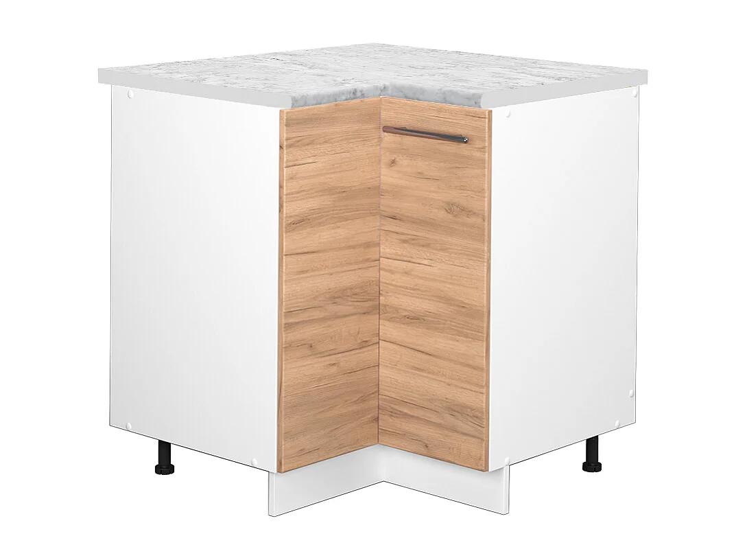 Meuble dangle chêne de force doré 80.5x60x82 fame-line