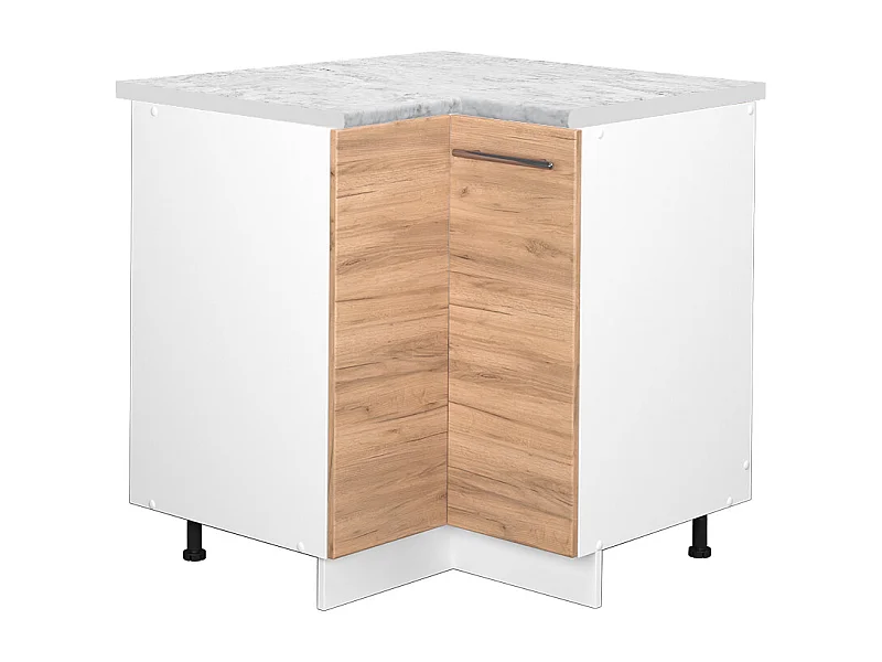 Meuble dangle chêne de force doré 80.5x60x82 fame-line