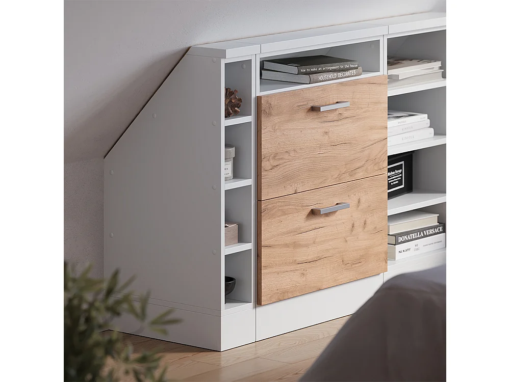 Meuble sous pente blanc 15x46x81.8 r-line