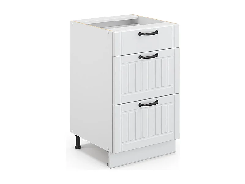 Mueble bajo de cocina blanco casa de campo 50x51.6x82 fame-line
