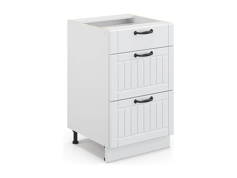 Mueble bajo de cocina blanco casa de campo 50x51.6x82 fame-line