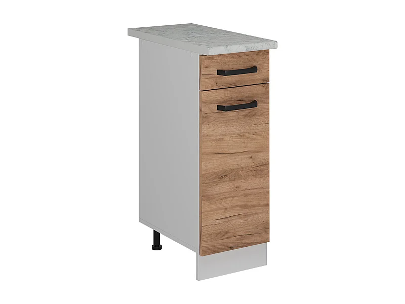 Meuble cuisine chêne de force doré 30x60x81.6 r-line