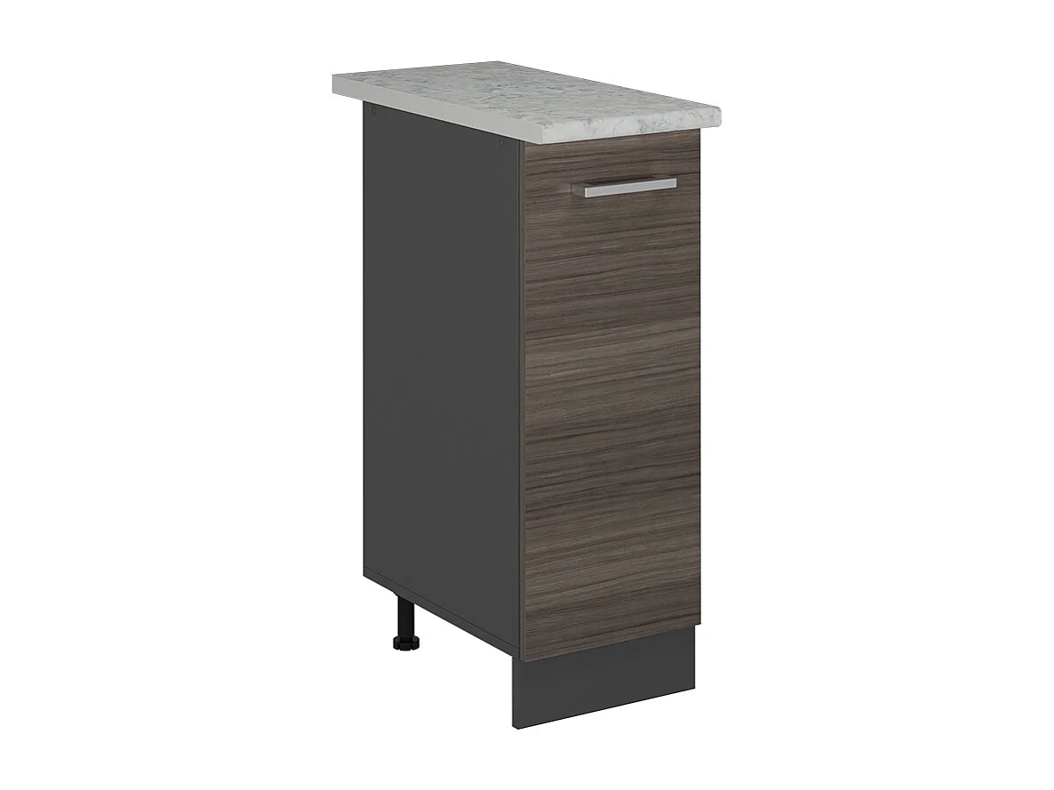 Meuble de cuisine gris noble 30x60x81.6 r-line