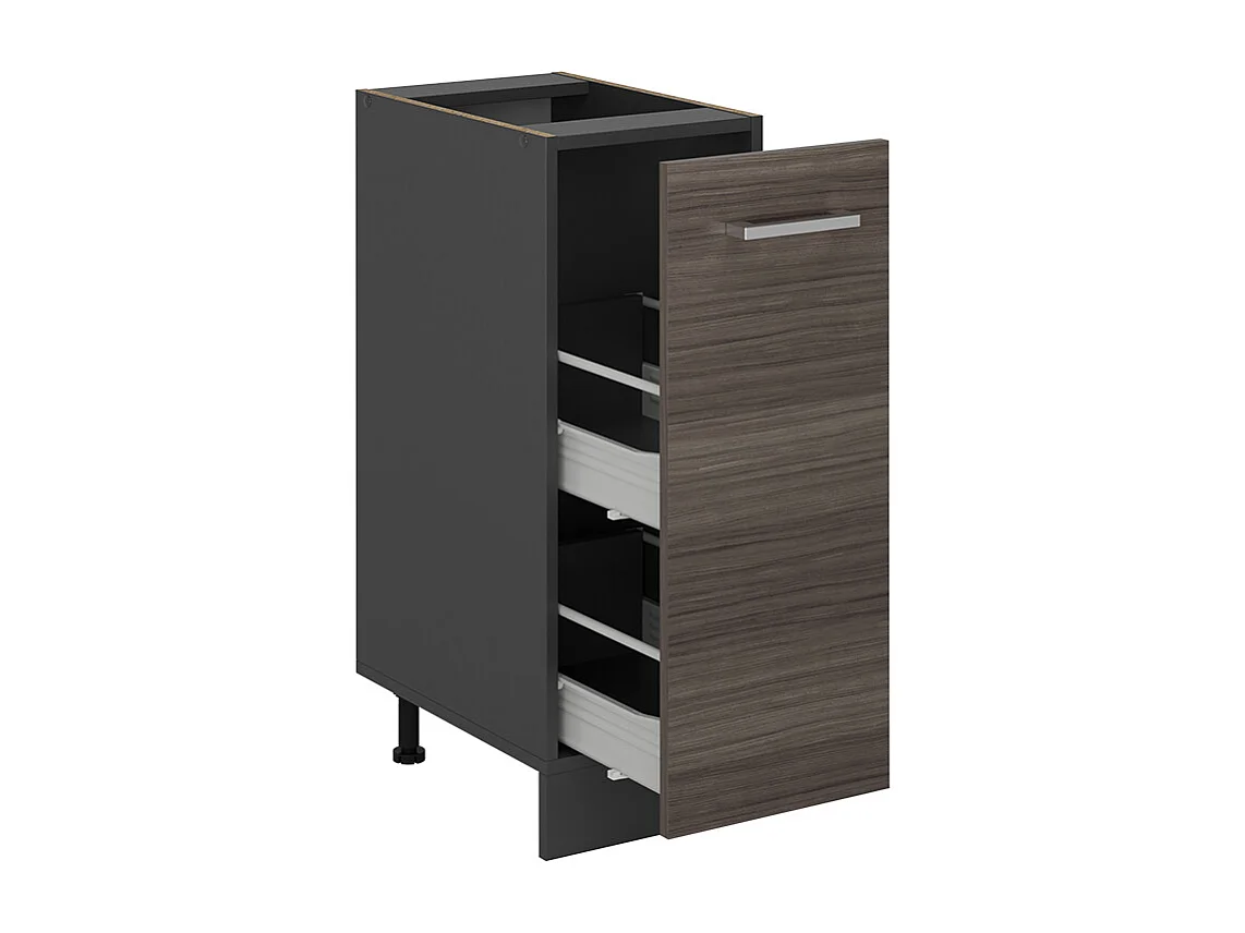 Meuble de cuisine gris noble 30x60x81.6 r-line