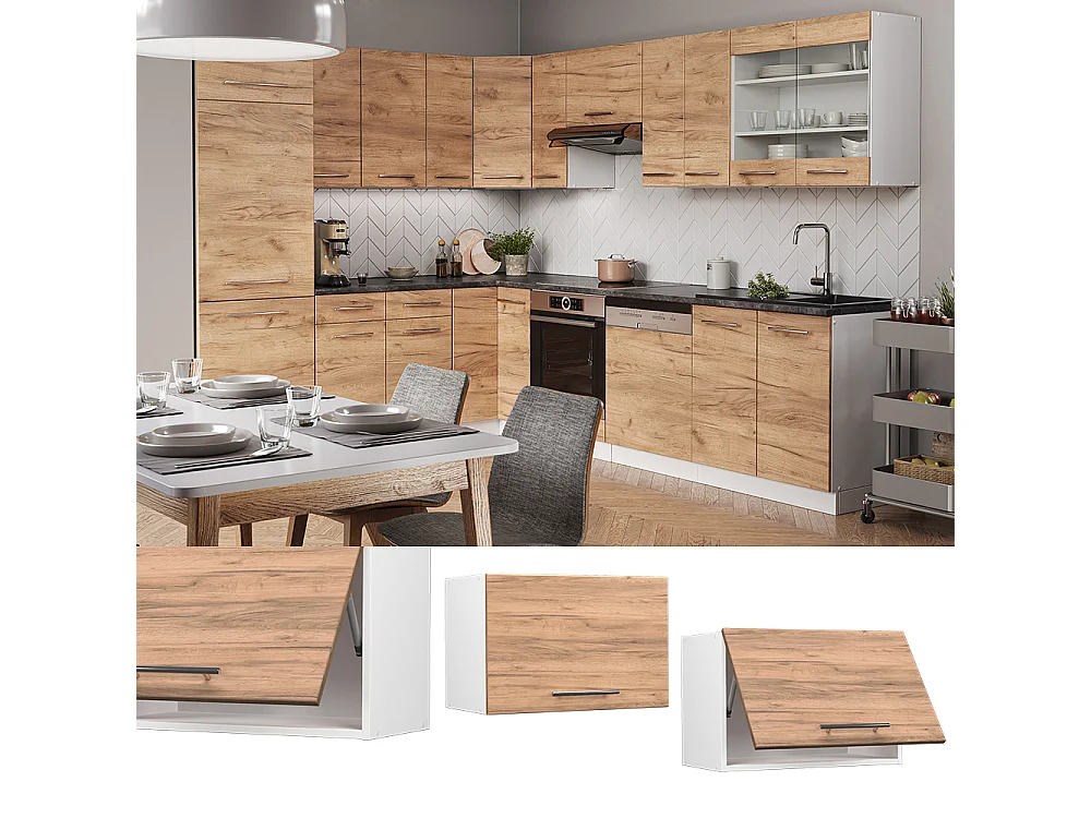 Armario colgante roble dorado 60x34.1x40 fame-line