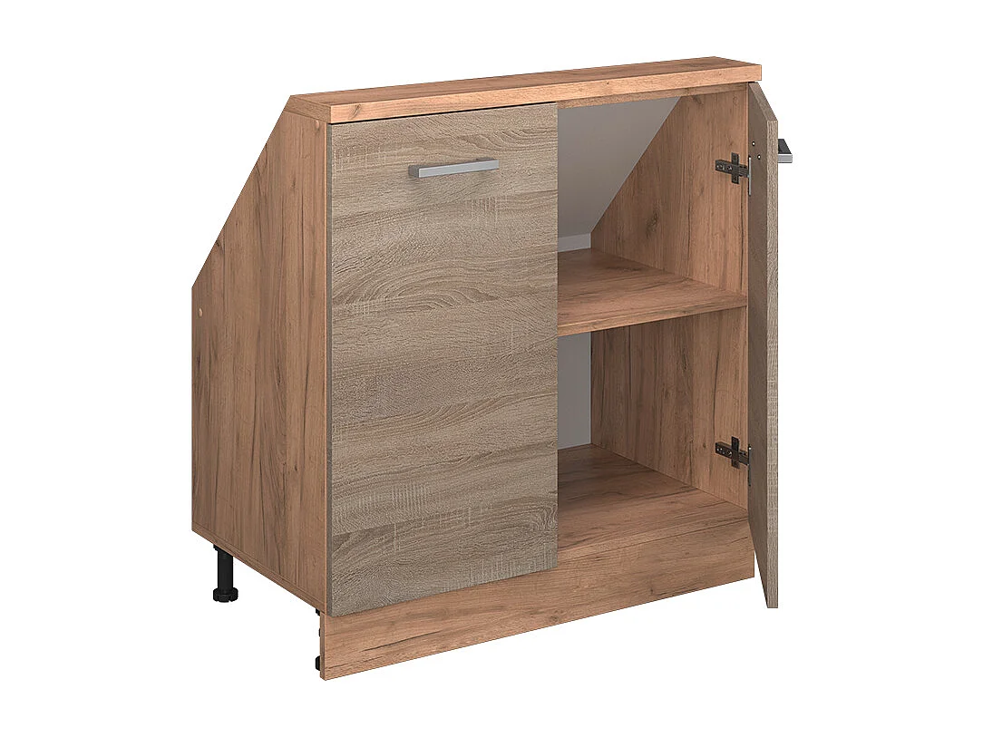 Köksskåp för sluttande tak sonoma 80x46x81.6 r-line