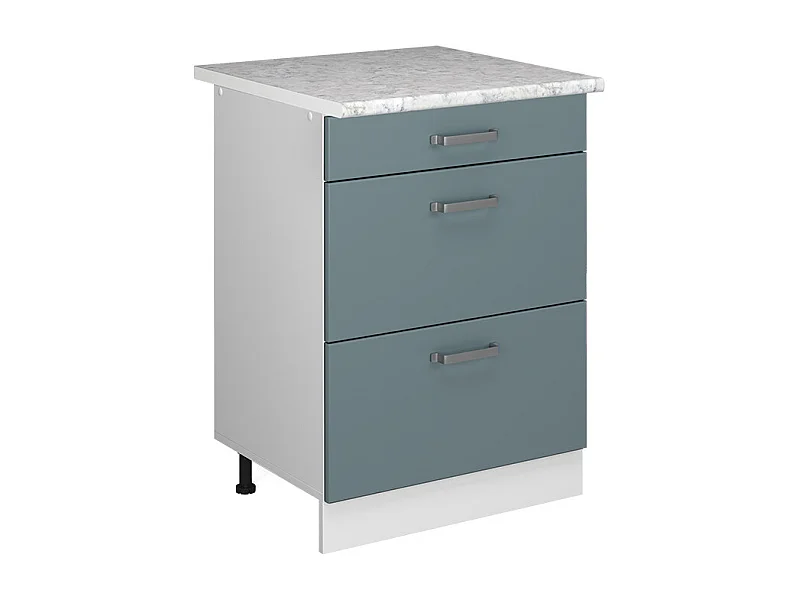 Keukenonderkast blauw-grijs 60x60x81.6 r-line