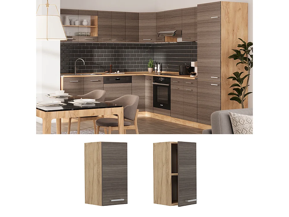 Hangkast edel grijs 30x31x60 r-line