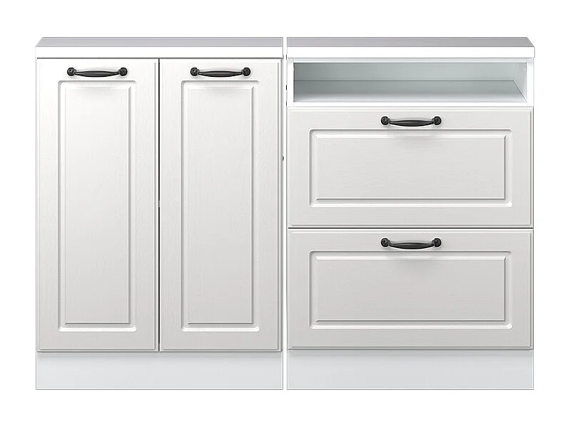 Meuble sous pente blanc campagne 120x46x81.6 r-line