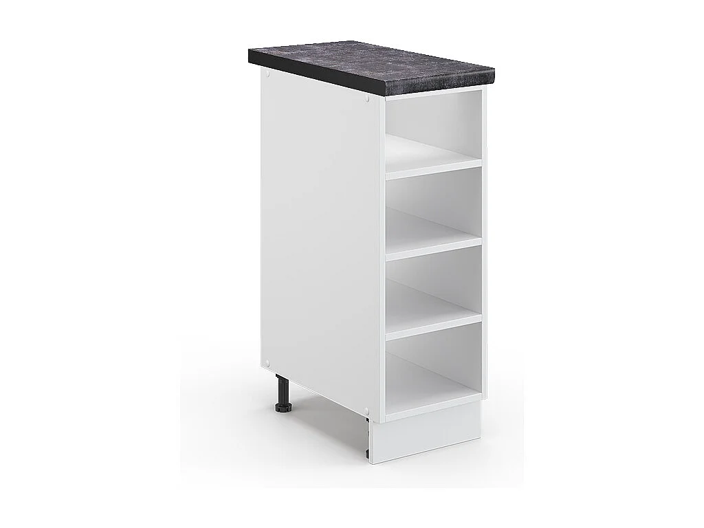 Etagère de cuisine blanc 30x60x82 fame-line