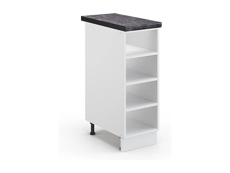 Etagère de cuisine blanc 30x60x82 fame-line