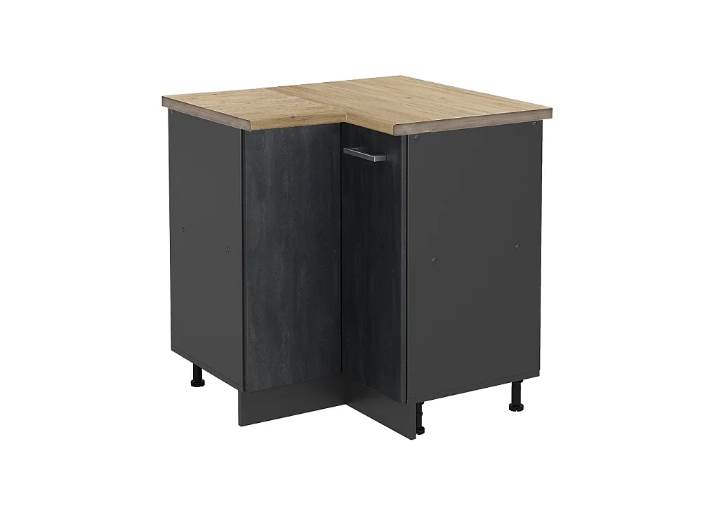 Meuble dangle béton noir 75.6x60x81.6 r-line