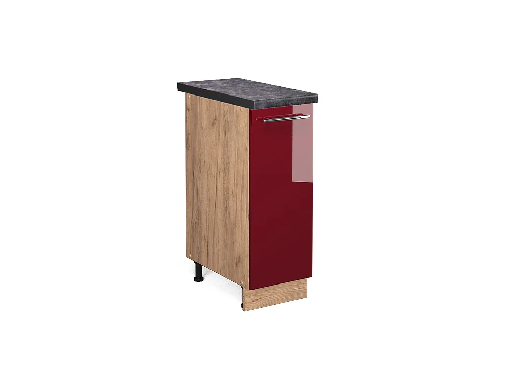 Pharmacy cabinet bordeaux high gloss 30x60x82 fame-line