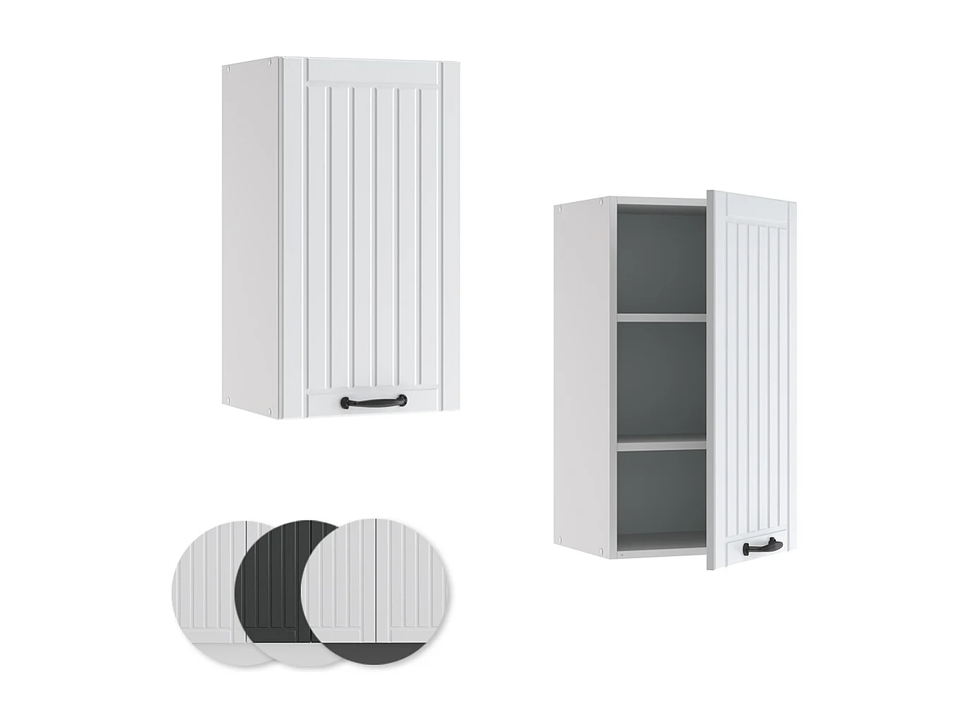 Armario colgante blanco casa de campo 40x34.1x72 fame-line