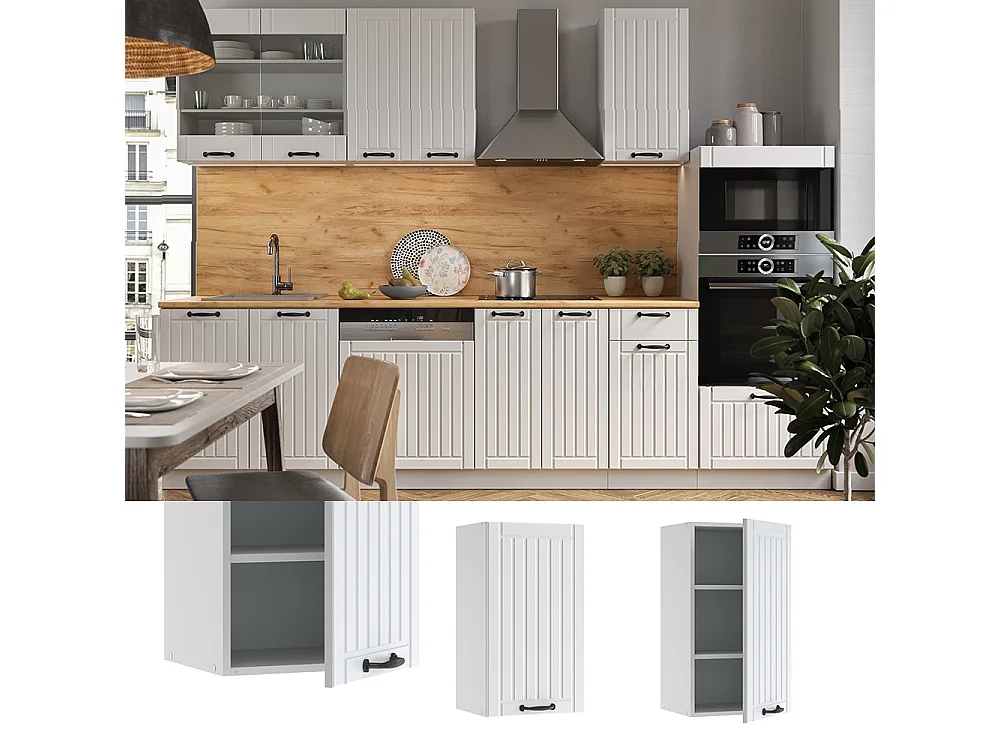 Wall cabinet white country house 40x34.1x72 fame-line