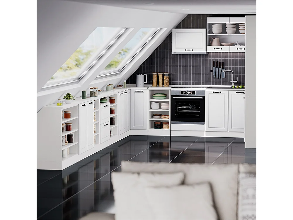 Meuble sous pente blanc campagne 60x46x81.6 r-line