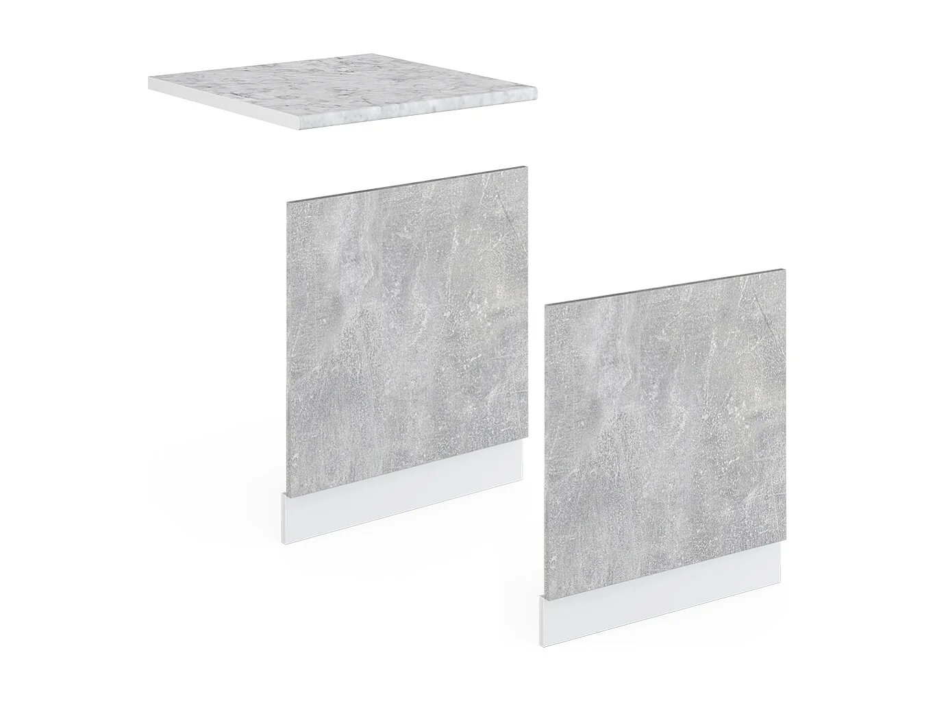 Panel frontal hormigón 60x1.6x57.2 r-line