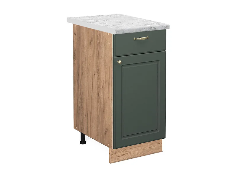 Meuble cuisine vert or campagne 40x60x82 fame-line