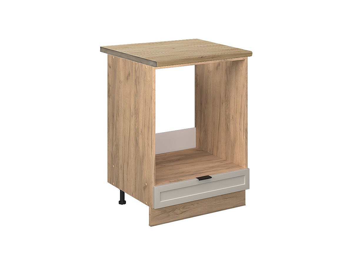 Meuble pour four grisbeige 60x60x82 fame-line