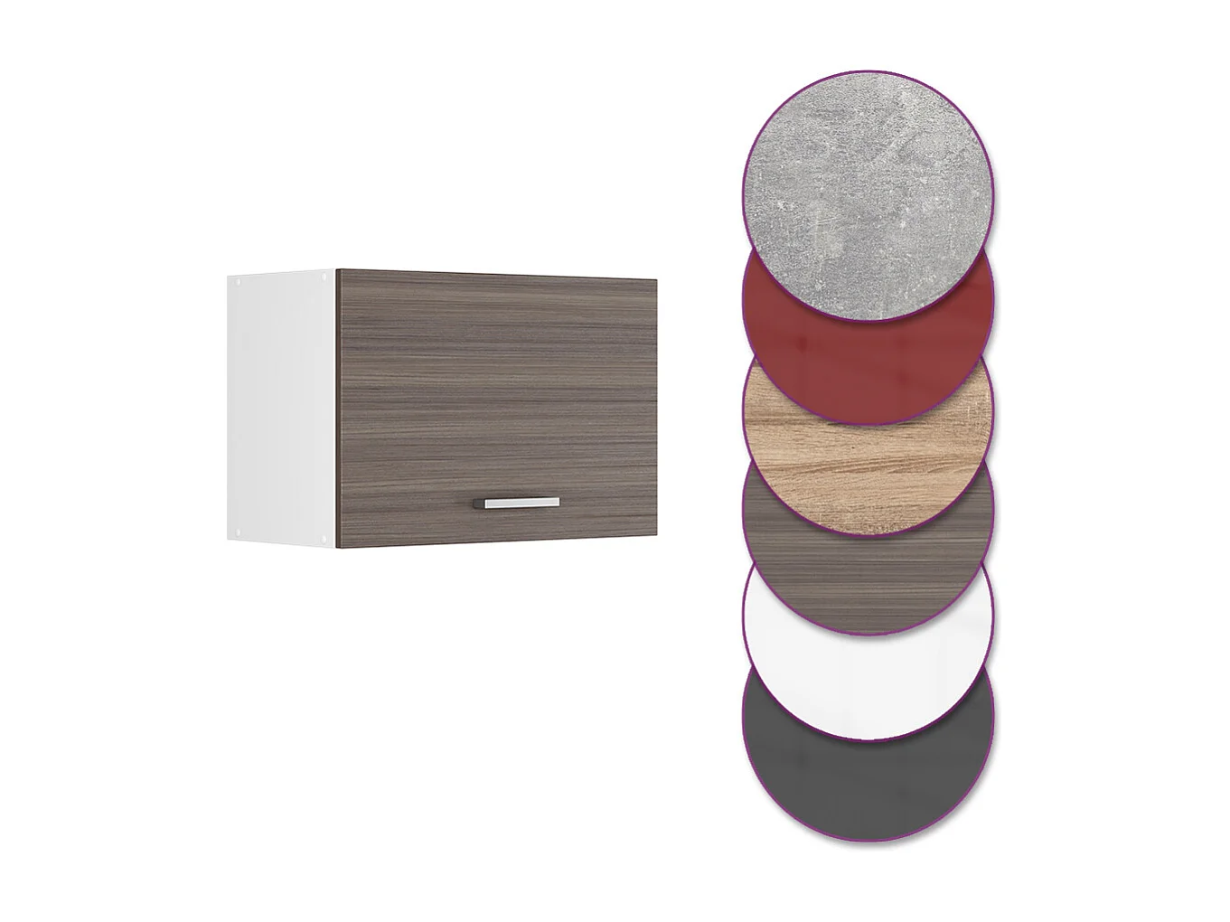 Armario colgante gris noble 60x31x40 r-line