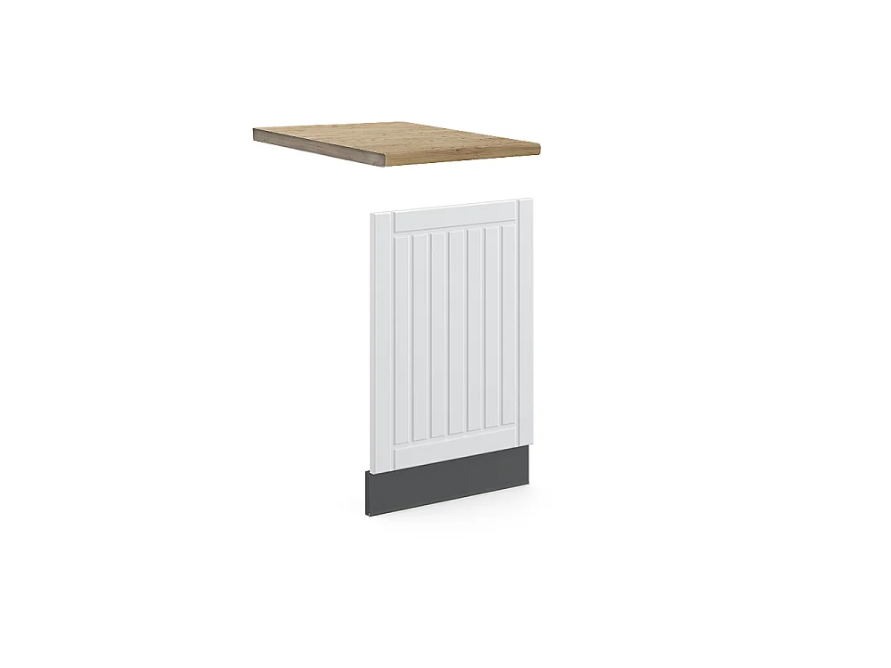 Frontpanel vitt hus på landet 45x1.6x67.4 fame-line