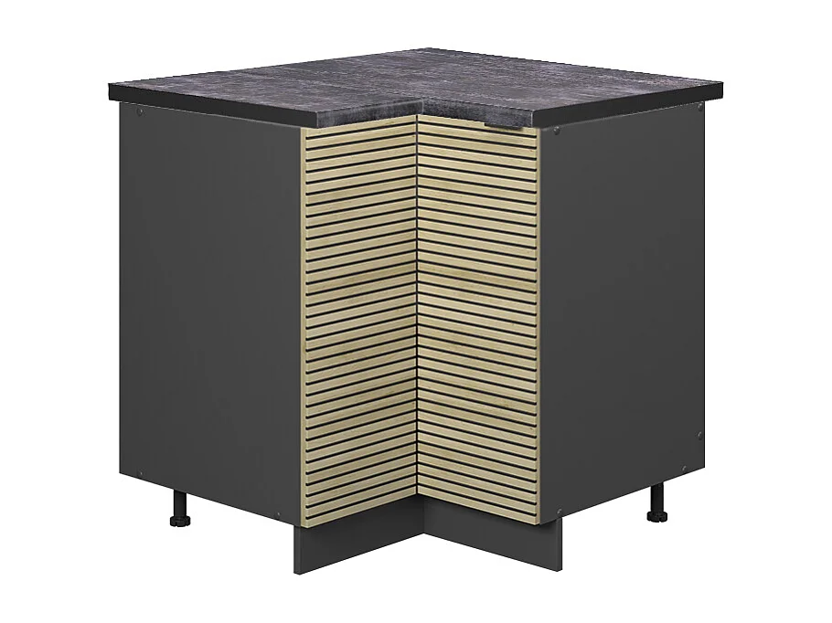 Meuble dangle panneau en chêne 80.5x60x82 fame-line