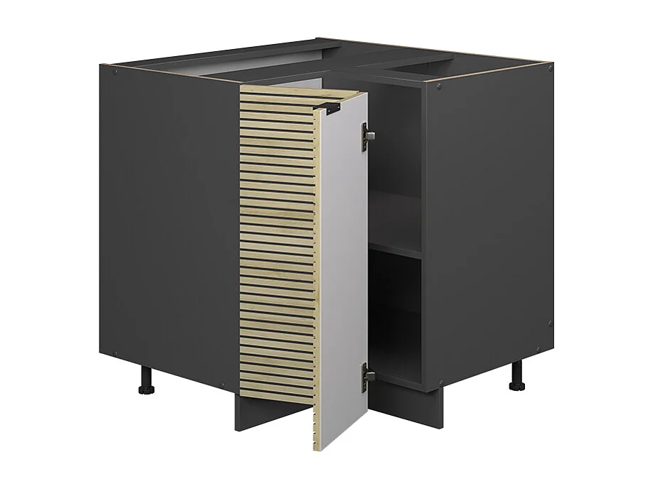 Meuble dangle panneau en chêne 80.5x60x82 fame-line