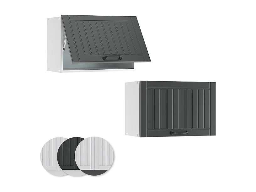 Hängeschrank anthrazit landhaus 60x34.1x40 fame-line