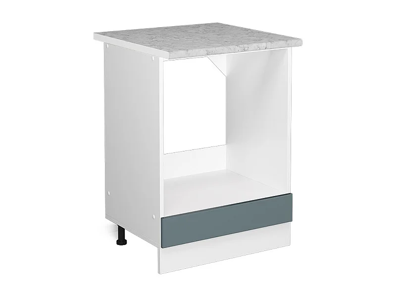 Armario para horno empotrado gris azulado 60x60x81.6 r-line