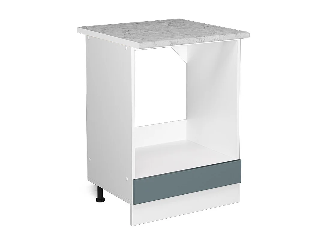 Meuble pour four bleu-gris 60x60x81.6 r-line