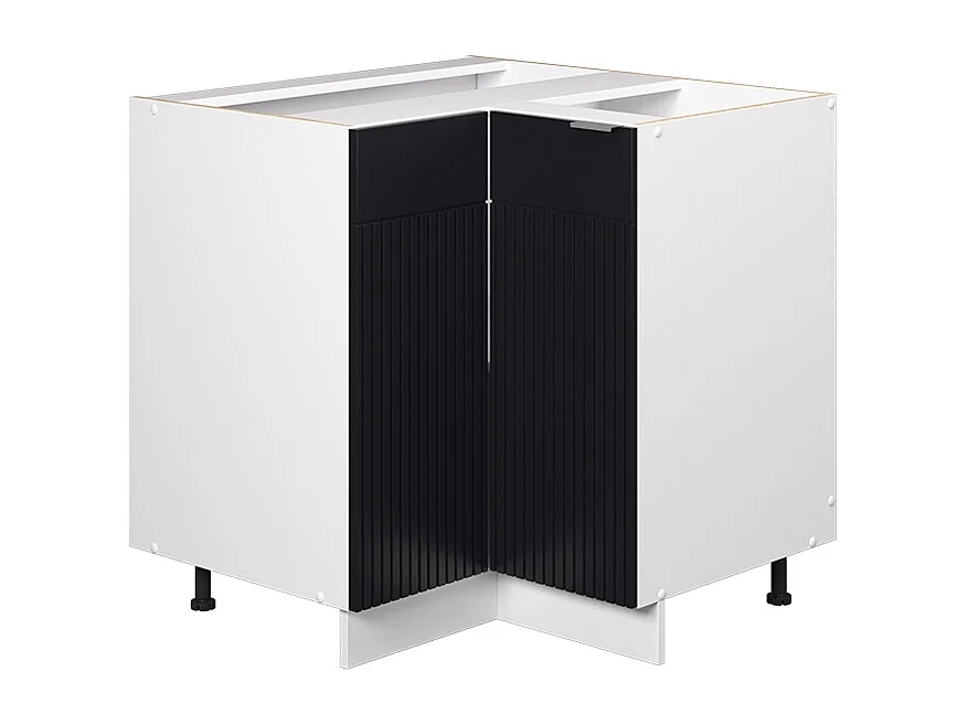 Armario de esquina rayas negras 80.5x51.6x82 fame-line