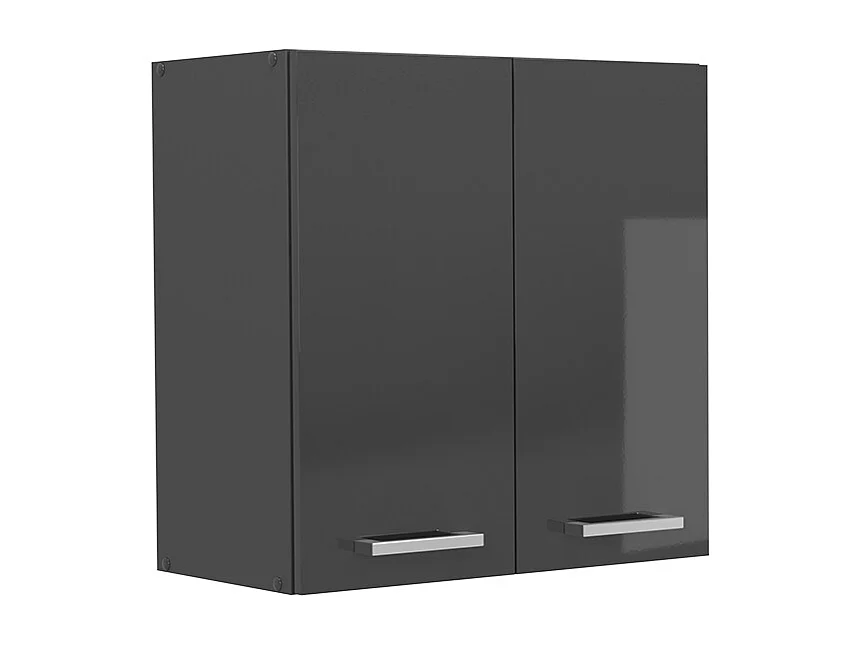 Elément haut de cuisine anthracite haute brillance 60x31x60 r-line