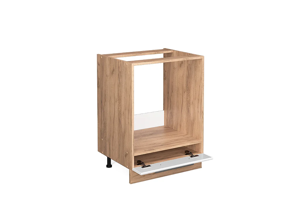 Meuble pour four blanc haute brillance 60x60x82 fame-line