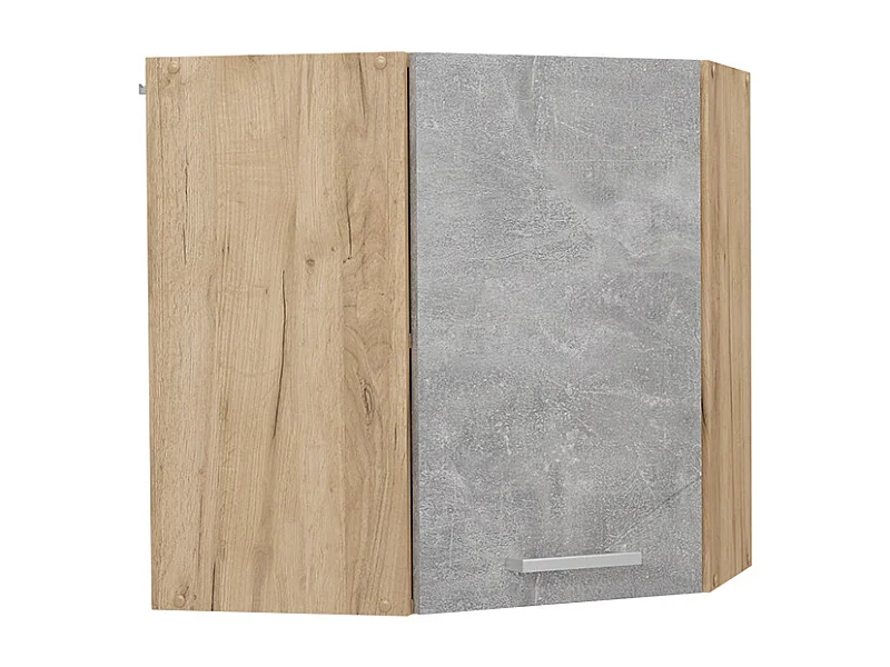 Armario colgante de esquina hormigón 57x34.1x60 r-line