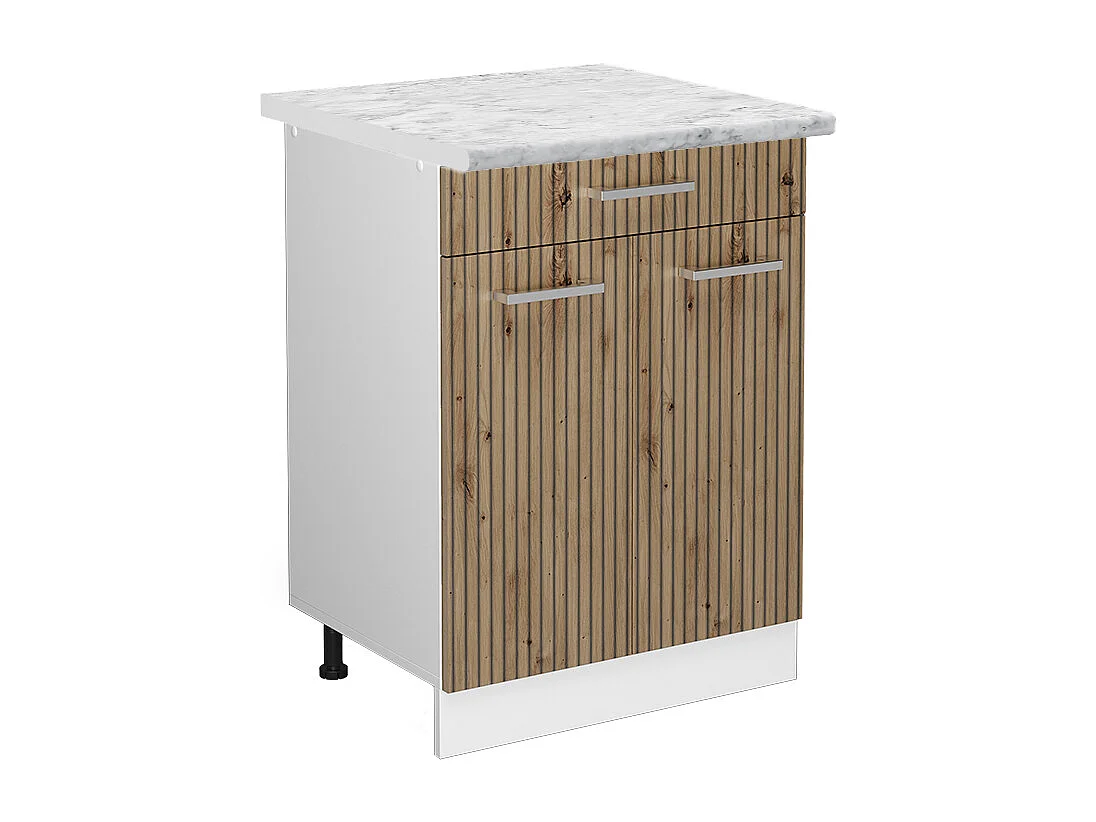 Meuble cuisine chêne artisan 60x60x81.6 r-line
