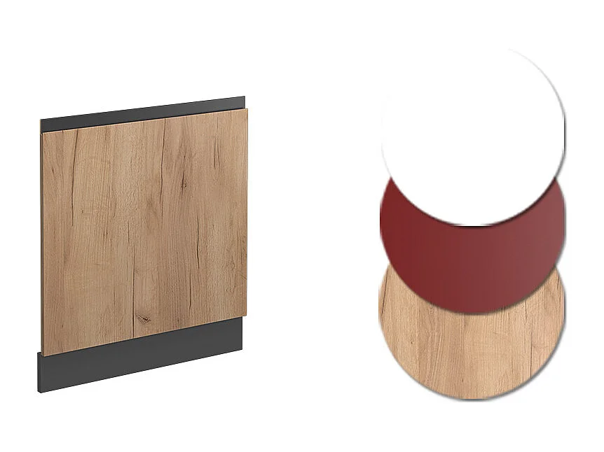 Panel frontal roble dorado 59.6x1.6x57.2 r-line