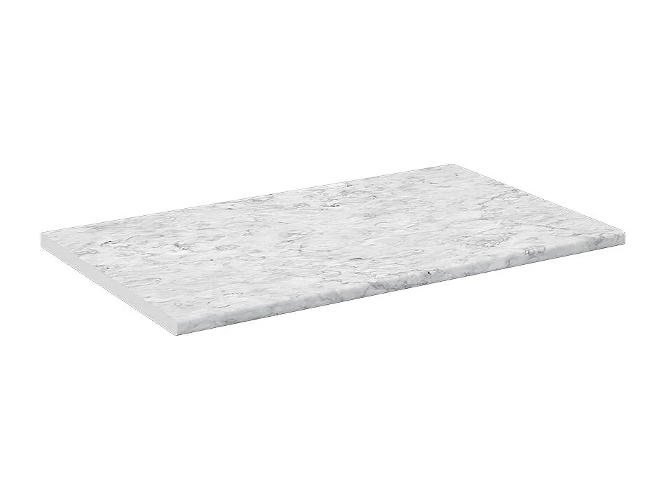 Plan de travail cuisine blanc/marbre 100x60x2.8 r-line