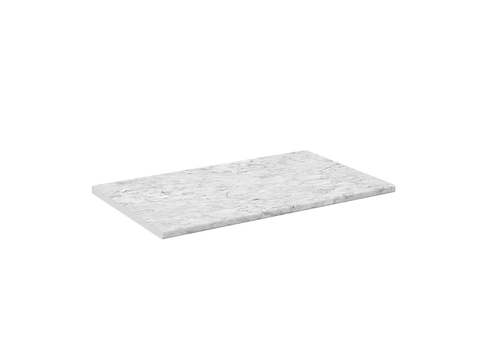 Plan de travail cuisine blanc/marbre 100x60x2.8 r-line