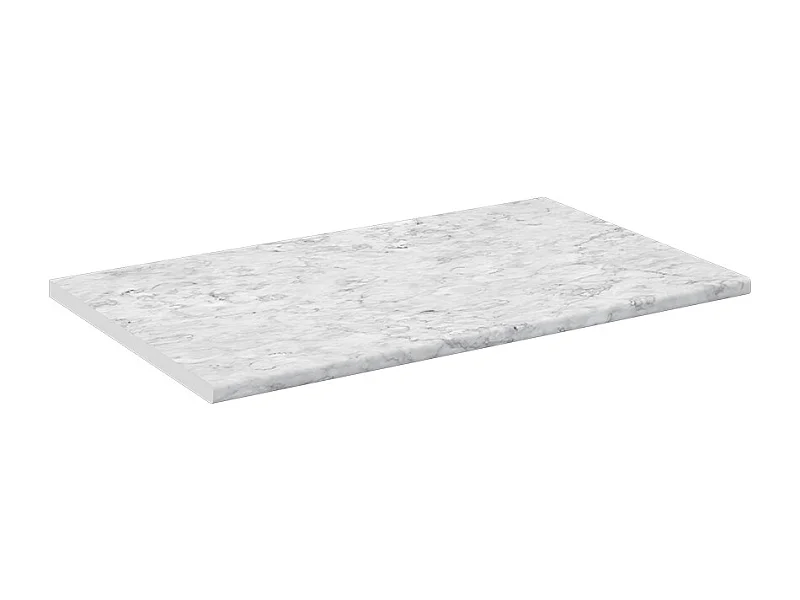 Plan de travail cuisine blanc/marbre 100x60x2.8 r-line