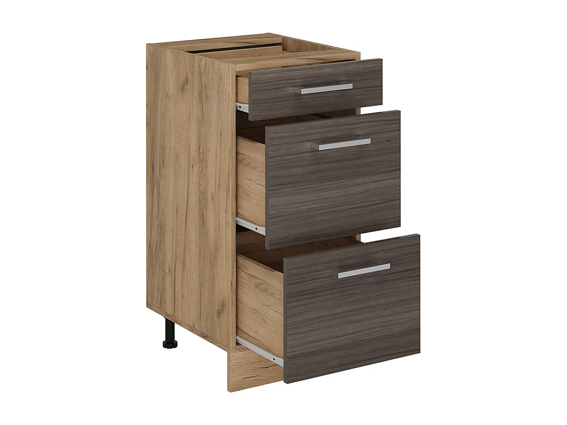 Mueble bajo de cocina gris noble 40x46x81.6 r-line