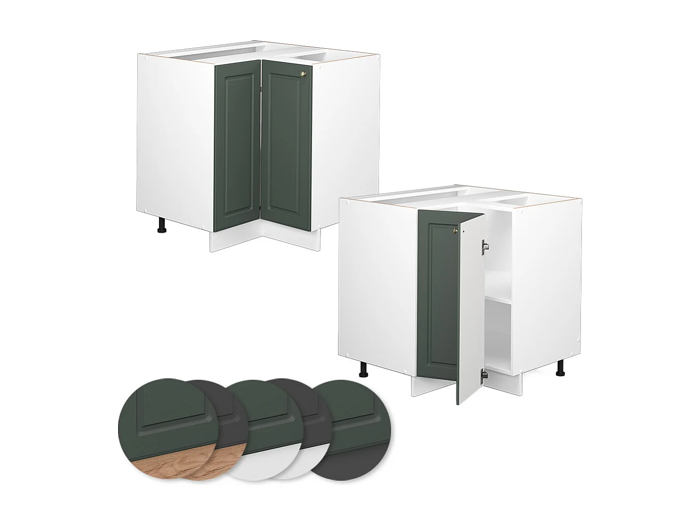 Meuble dangle vert or campagne 80.5x60x82 fame-line