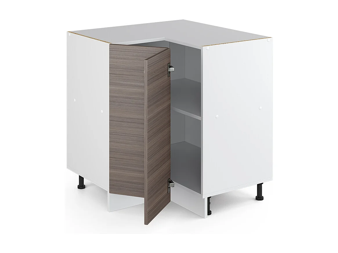 Mobile ad angolo cucina grigio nobile 75.6x60x81.6 r-line