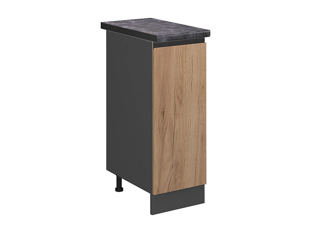 Meuble de cuisine chêne de force doré 30x60x81.6 r-line