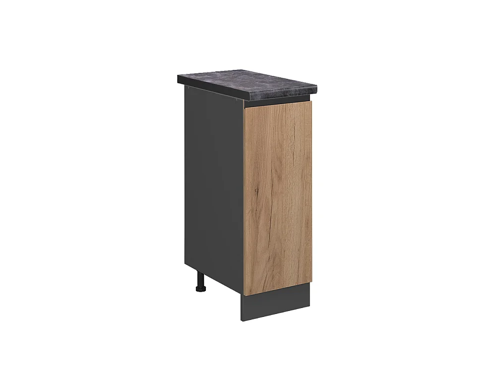 Meuble de cuisine chêne de force doré 30x60x81.6 r-line